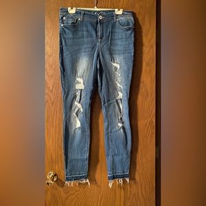 Inc distressed jeans